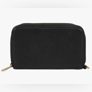 NEW Thirty-One Slim Wallet Black Smooth Pebble